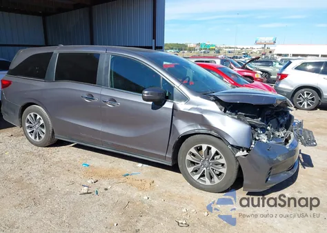 2022 Honda Odyssey Ex-L from USA, damaged, VIN 5FNRL6H7XNB051176